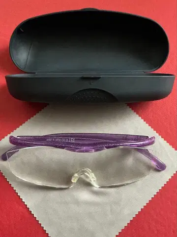 하즈키 루페 클리어 렌즈 1.6배 퍼플