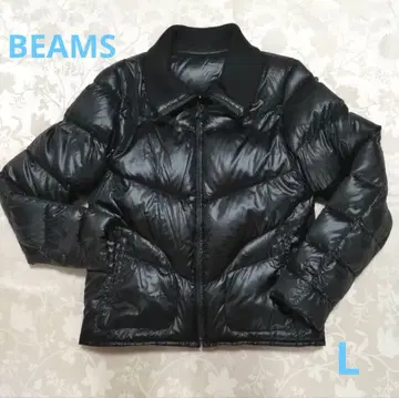 BEAMS 하이퀄리티 다운 리브 옷깃 L