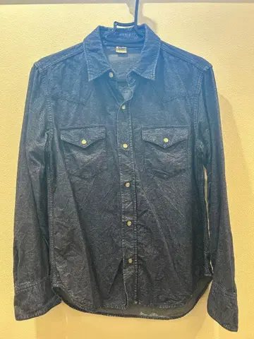 론 헤르만 다크 데님 긴팔 셔츠 S 사이즈