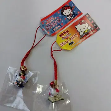 키티 도쿄 한정 스트랩 2개 세트