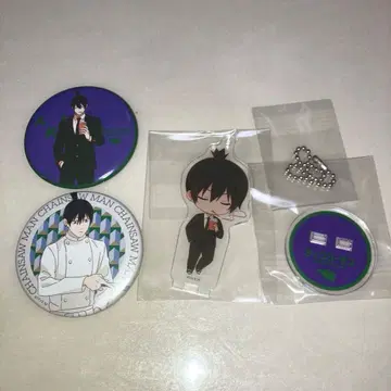 체인소 맨 하야카와 아키 카페 콜라보 캔뱃지 아크릴 스탠드