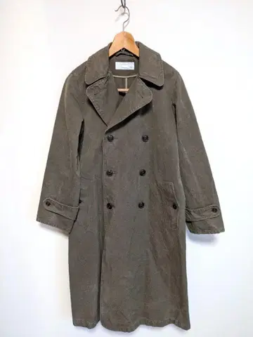 프랑스제 ARMEN 아만 트렌치코트 밀리터리 롱