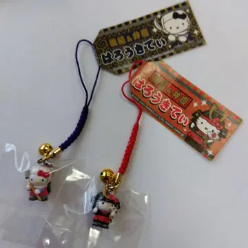 키티 요시츠네 & 벤케이 스트랩 2개 세트