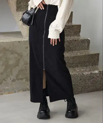 PAGEBOY 코르셋 코듀로이 스커트