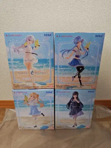 SummerPockets Luminasta 피규어 미개봉 4점 세트
