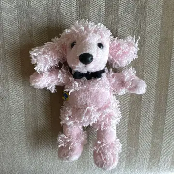 ty 봉제 인형 개 핑크색 푸들 레어 자석 마그넷 붙는