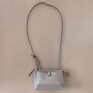 그레이 숄더백 2컴파트먼트