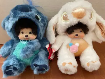 몽치치 인형옷 몽치치 스티치와 토끼 봉제 인형