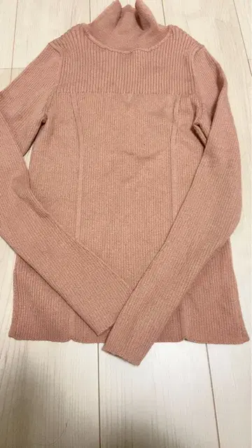 snidel 핑크 터틀넥 니트