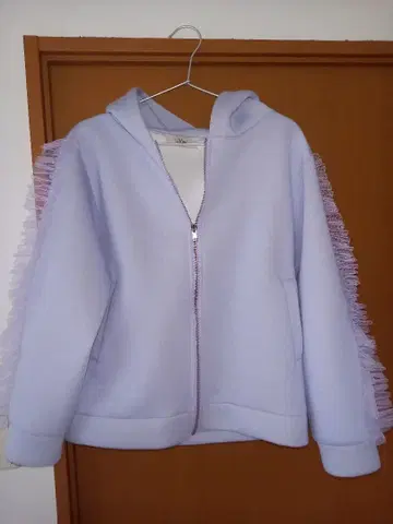 Myu 라벤더 x 프릴 후드 후드티 새상품급
