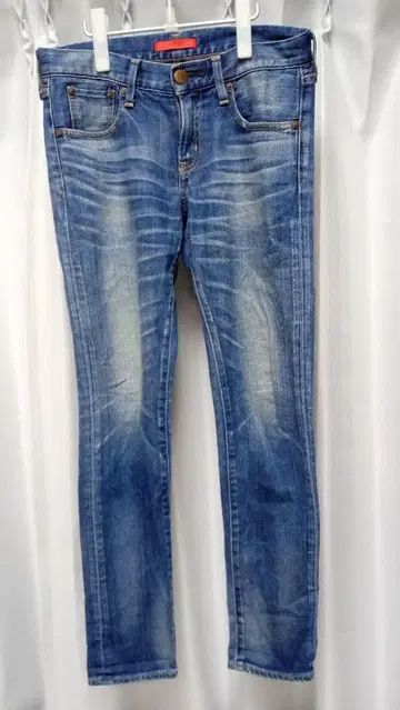 레드카드 스키니 데님 청바지 스트레치