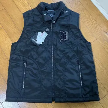 택 포함 새상품 VALENZA SPORTS 여성용 블랙 퀼팅 베스트 40