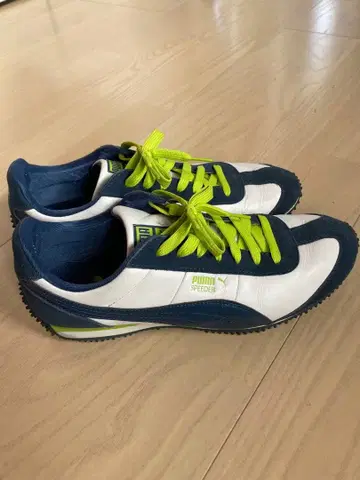 Puma 스니커즈 화이트/네이비/라임