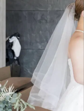 웨딩 베일 신부 결혼식