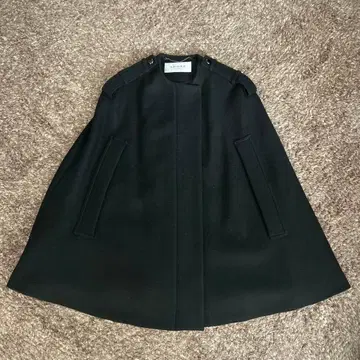 ADORE 블랙 판초 케이프 코트 사이즈 38