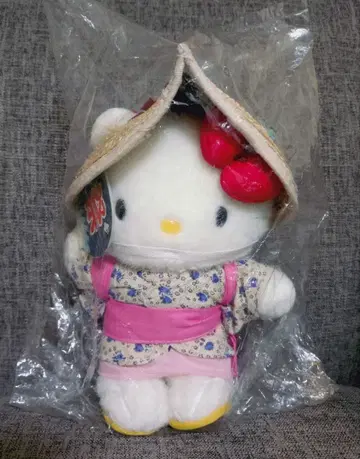 헬로키티 고토치 봉제 인형 2001년 산리오 키티 아오모리 네부타 축제