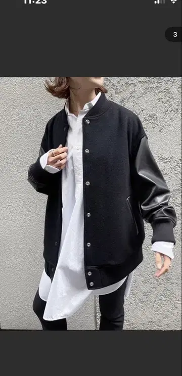 A DAY IN THE LIFE 블랙 점퍼 M