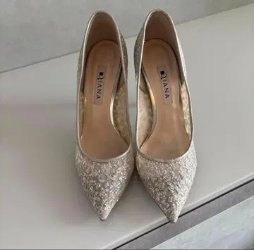 DIANA 플라티나 글리터 하이힐