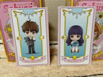 POPMART 카드캡터 사쿠라 클리어 카드 샤오랑+토모요 세트