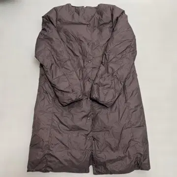 새상품급 무인양품 노카라 다운 코트