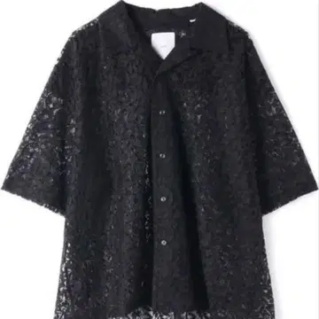 Lui's 블랙 레이스 가디건