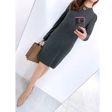 [ 새상품급 ] 정가 40,000엔 띠어리 럭스 사이즈 38 니트 원피스