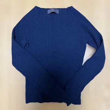 Jewel Changes 네이비 리브 긴팔 스웨터