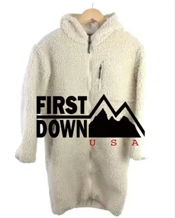 FIRSTDOWN 퍼스트다운 별주 보아 플리스 후드 코트 F