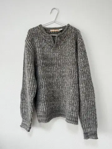 vintage 믹스 컬러 니트 그레이