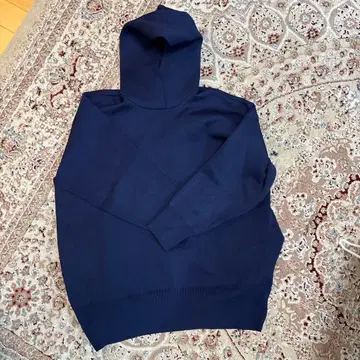 MACHAT 네이비 후드 부착 후드티