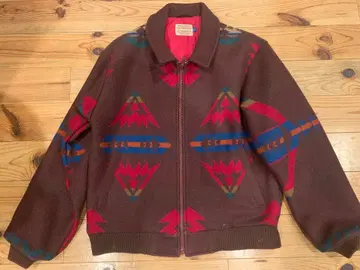 80년대 Pendleton 웨스턴 자켓 브라운