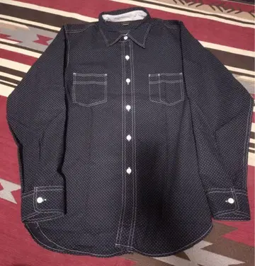 atlast&co butcher products Lot372 도트 셔츠