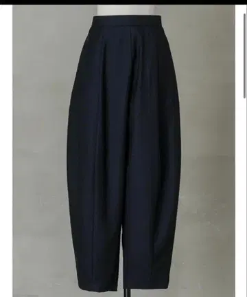 Lig. 블랙 코쿤 팬츠 M 리그도트 와이드 팬츠