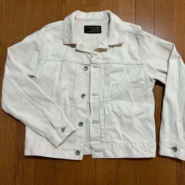URBAN RESEARCH DOORS 화이트 데님 자켓