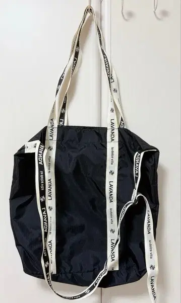 LAVANDA 라바다 로고 테이프 2way 토트백