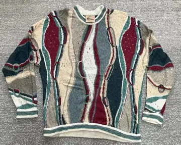 COOGI 쿠지 멀티 컬러 니트 스웨터