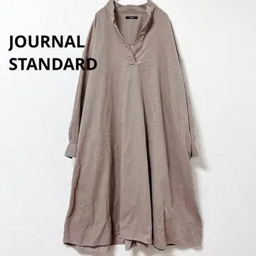 저널 스탠다드 코듀로이 A라인 원피스 루즈핏
