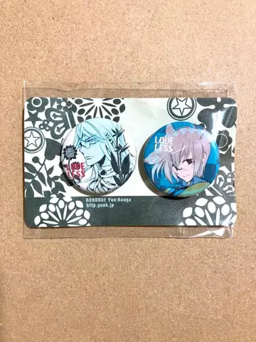 LOVELESS 아오야기 릿카 아즈마 소우토 캔뱃지 세트