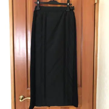 야마다야 LASUD 블랙 타이트 롱 스커트