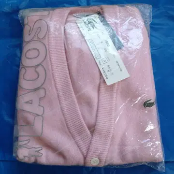 LACOSTE 핑크 가디건 (하자품)