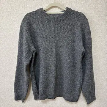 [ 새상품급 ] 그레이 크루넥 니트 스웨터