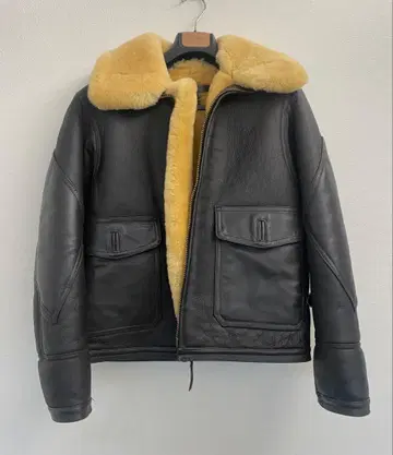 무스탕 가죽 자켓 34 B-3 타입