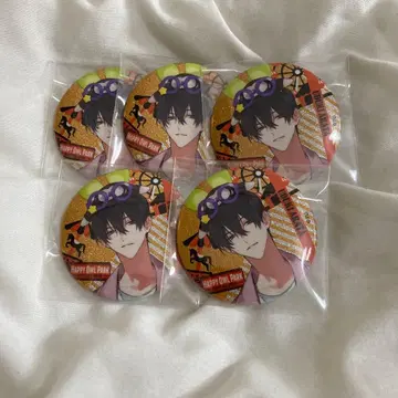 츠키우타. 츠키쇼 완파쿠 캔뱃지 우즈키 아라타 5개 세트