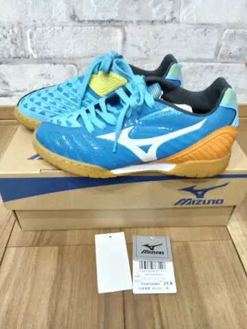 21cm Mizuno 축구화 정가 6500엔 파랑
