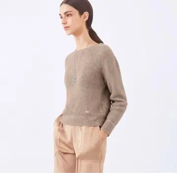 FOXEY 폭시 니트 스웨터 Biscotti 40 사이즈