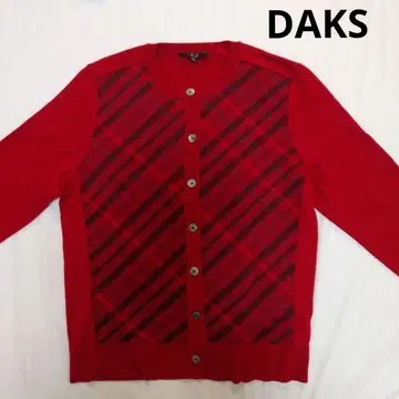DAKS 닥스 빨간색 계열 가디건