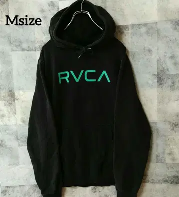 RVCA 루카 Msize 풀오버 후드티 블랙 헤비 웨이트