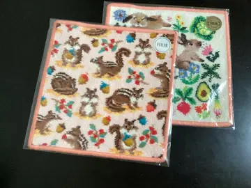 페일라 시마시마리스 베지터블 토끼 손수건 2개 세트