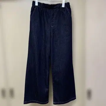 글로벌 워크 GOOD 데님 이지 팬츠 네이비 M