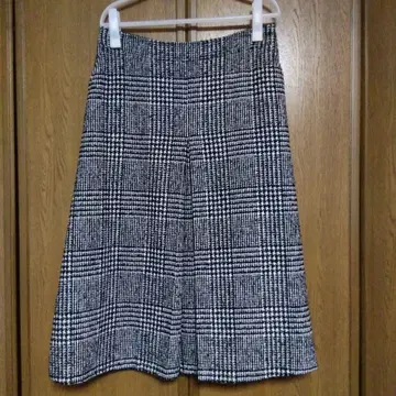 트위드 롱 스커트